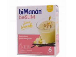 BiManán beSlim sabor vainilla 6 batidos